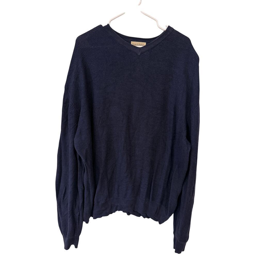 Vintage Tricots St. Raphael Blue XL Sweater - Cozy & Stylish